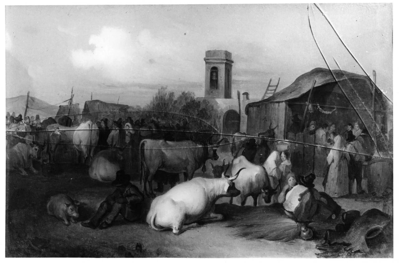 Mercato di bestiame - Palazzo Pitti